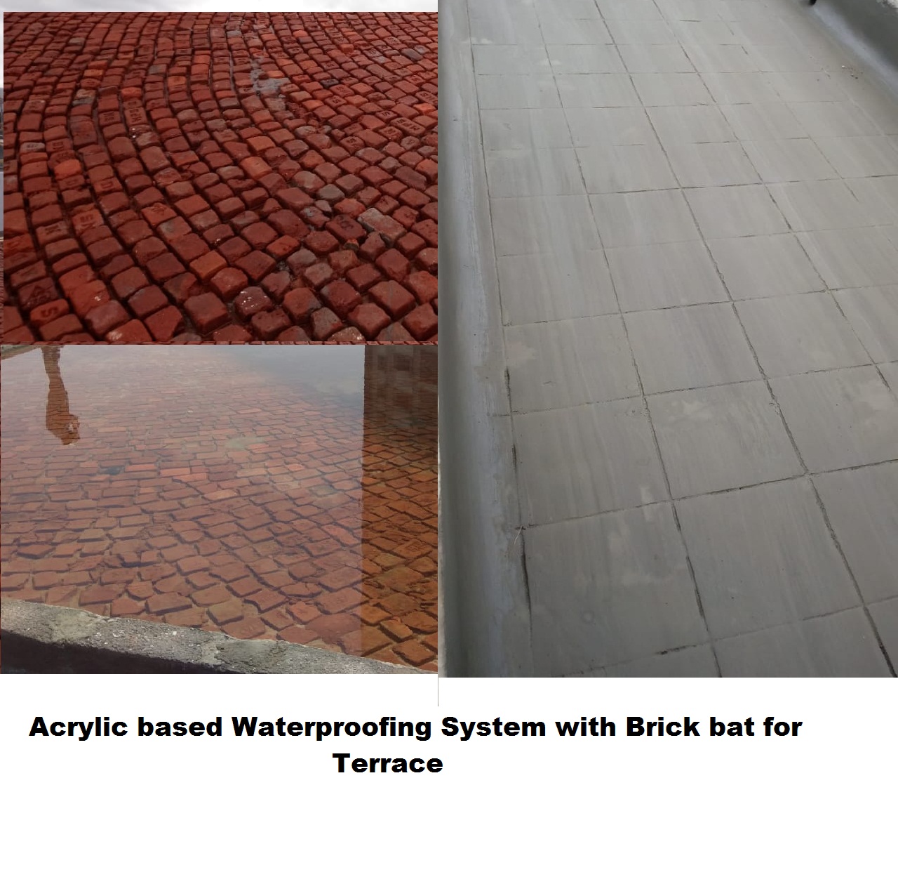 Brick bat for Terrace